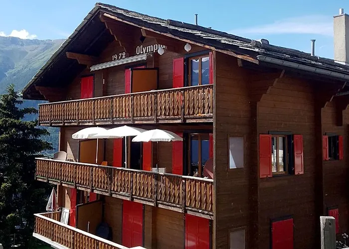 Mit Traumblick Im Haus Olympia * Grächen